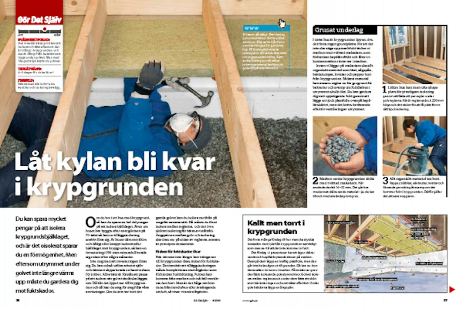 Isolering krypgrund Isolering krypgrund